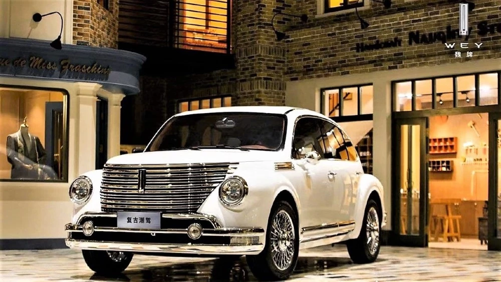  GWM показал новый автомобиль в ретростилистике. Он ляжет в основу нового бренда