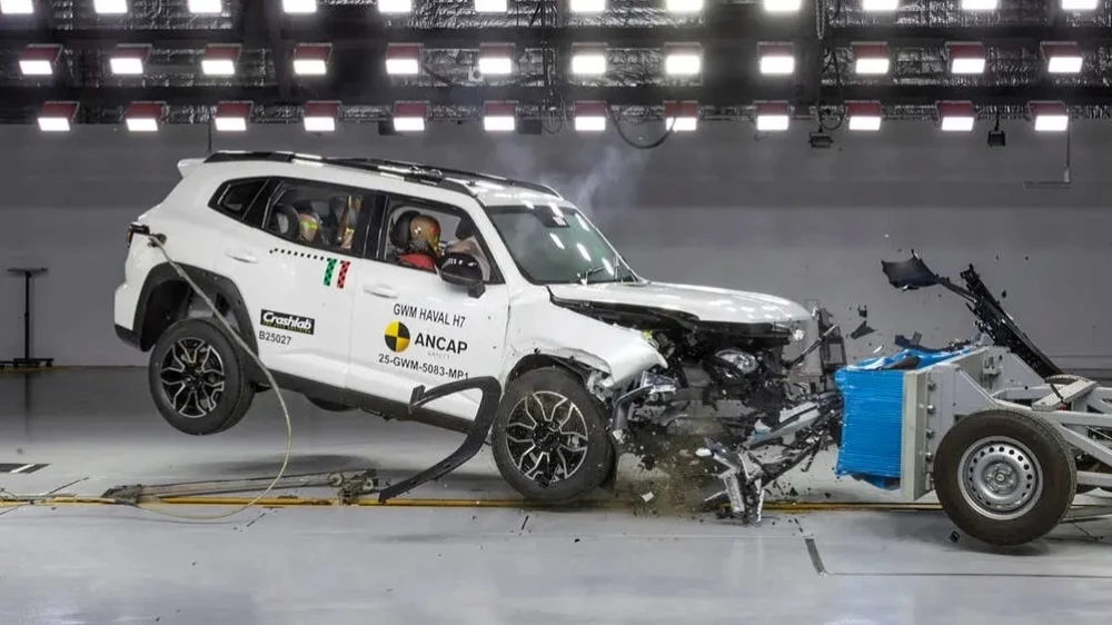  Haval H7 и &laquo;Москвич М90&raquo; разбили в краш-тесте ANCAP. Какие результаты показали кроссоверы